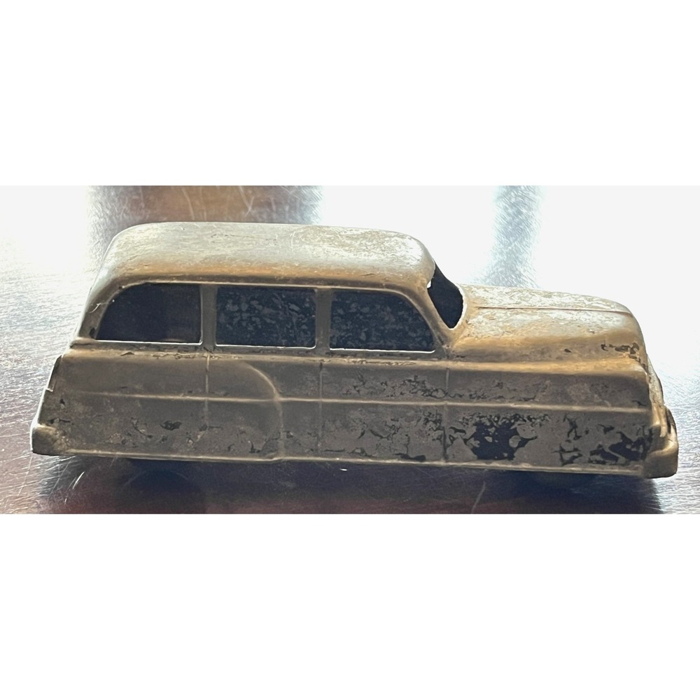 Vintage Excel Products Diecast Station Wagon Toy Car New Brunswick NJ 1950s Gray